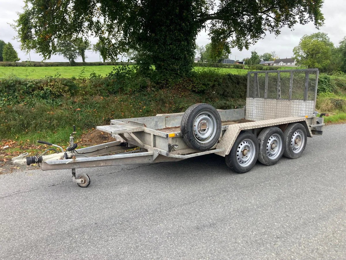 2016 Ifor Williams GP126 12x5’10 Tri Plant Trailer - Image 1