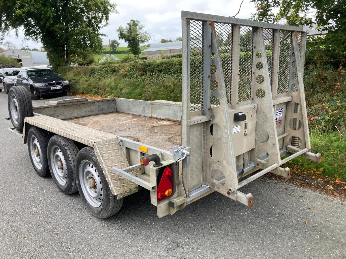 2016 Ifor Williams GP126 12x5’10 Tri Plant Trailer - Image 2