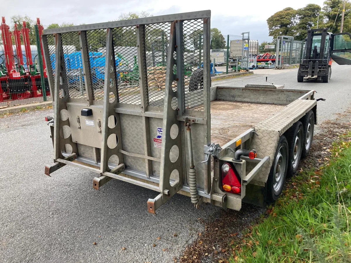 2016 Ifor Williams GP126 12x5’10 Tri Plant Trailer - Image 3