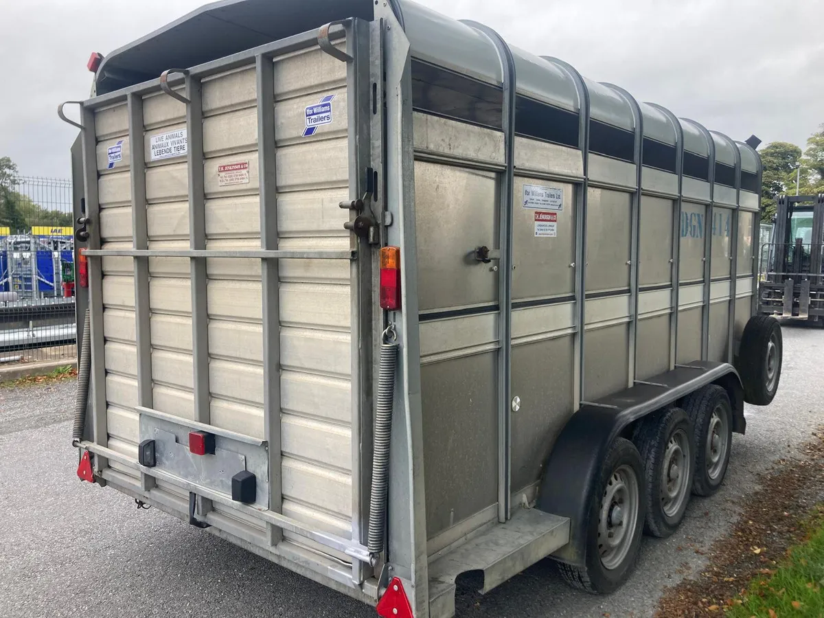 2011 Ifor Williams 14 Tri 14x5’10 Cattle Trailer - Image 2