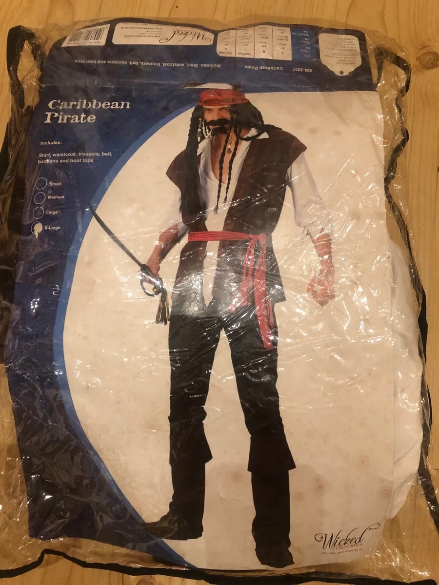 Adult Pirate Costume XL - Image 1