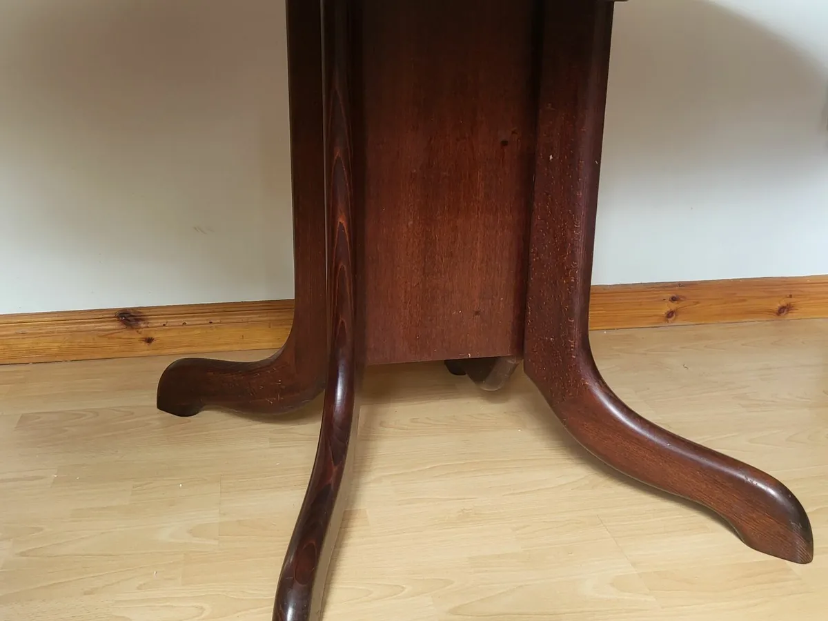 Mahogany Kitchen Table (Foldable) - Image 3