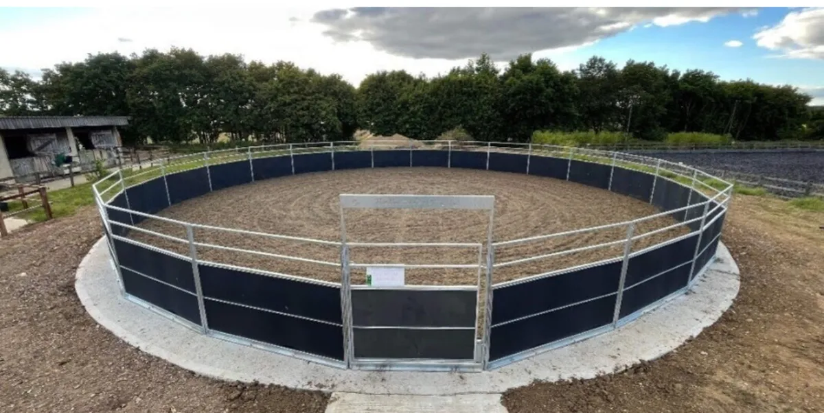 Round pen/ lunging pen