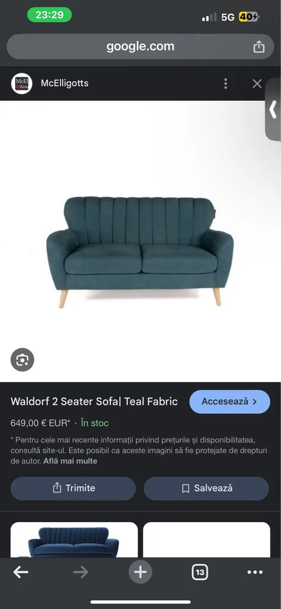 Ez living 2 seater sofa - Image 3