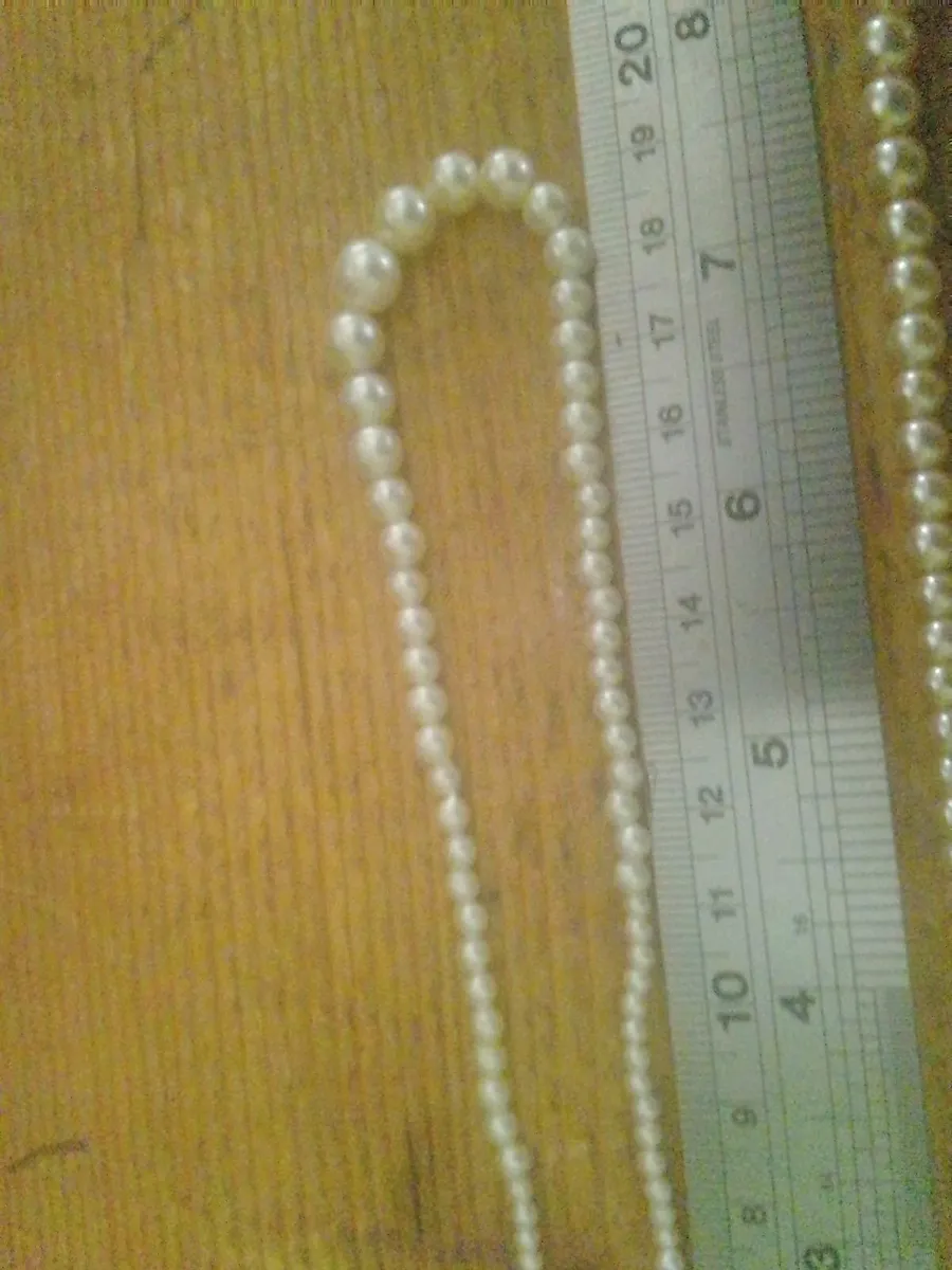 VINTAGE DOUBLE PEARL NECKLACES SET OF TWO - Image 2