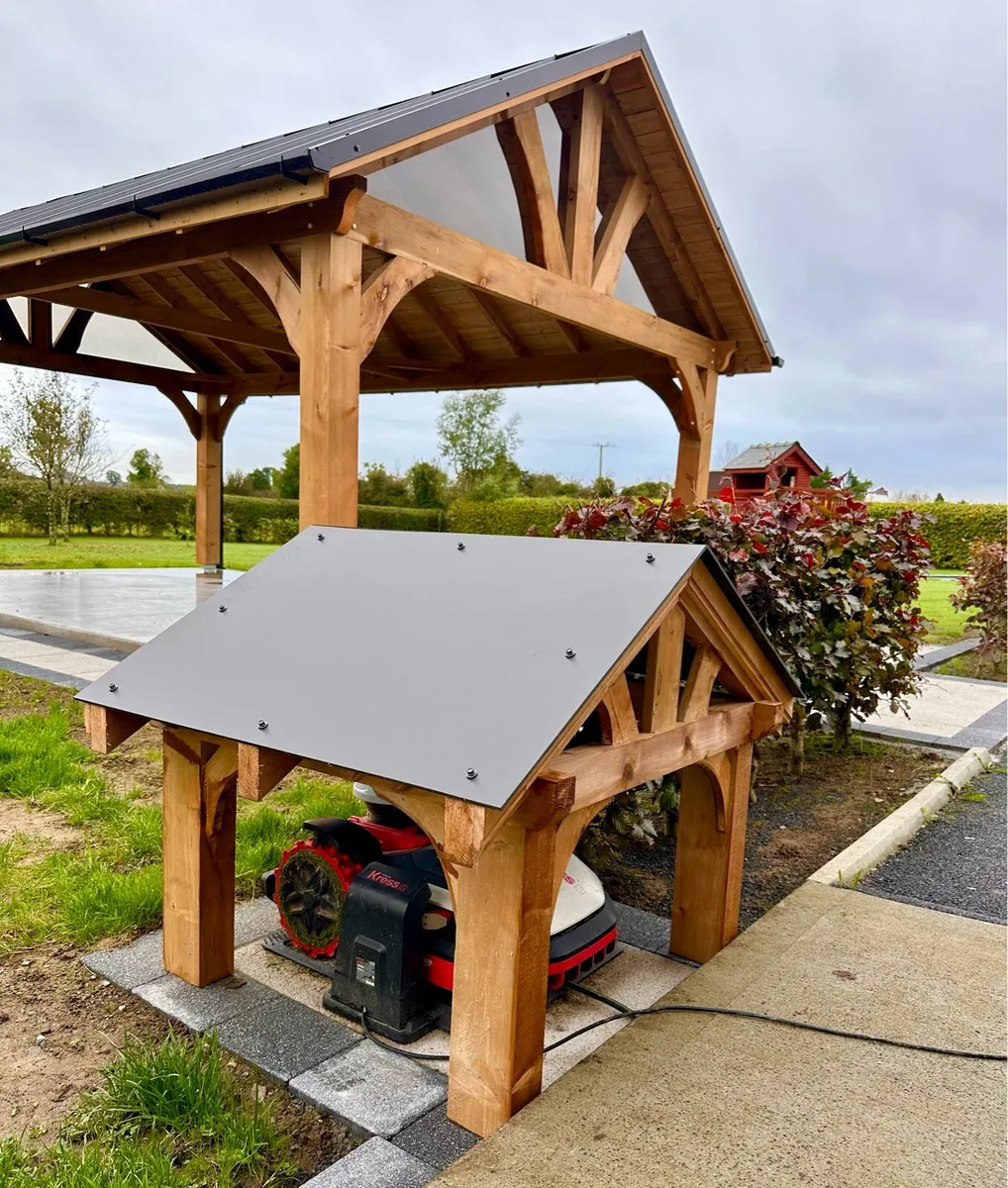 Auto / robot mower garage gazebo - Image 4