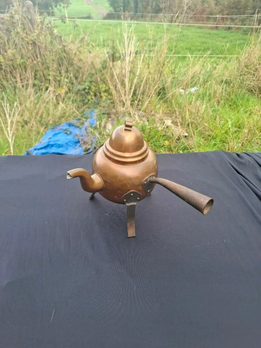 2 cups copper samovar possible to post - Image 1