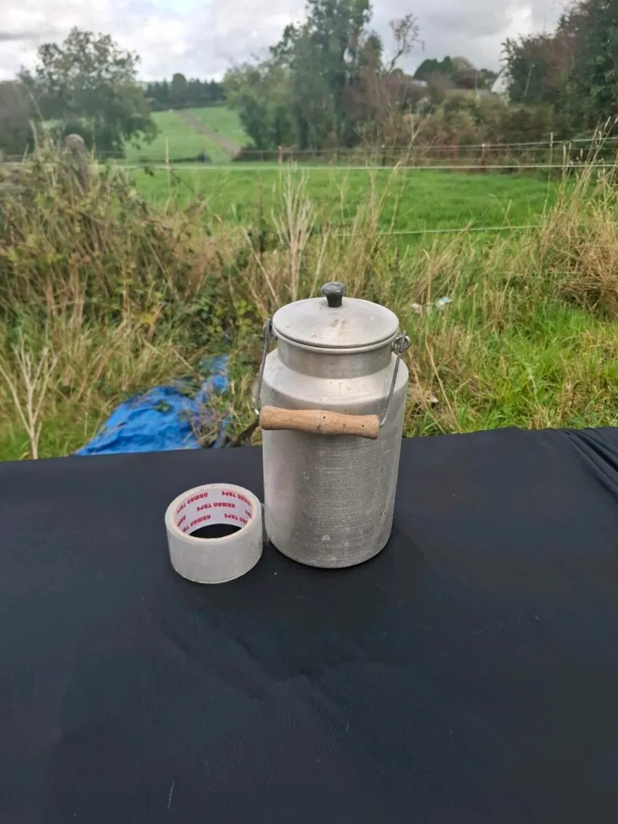 Vintage milk can postage possible