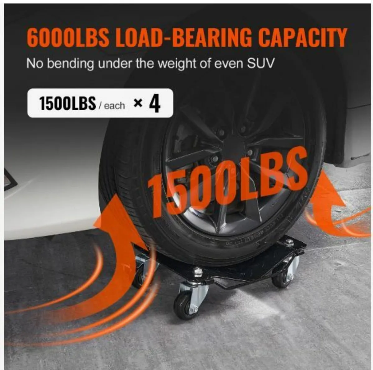 Car Dolly Wheel Tire Dolly 4 PCS Heavy - Image 3