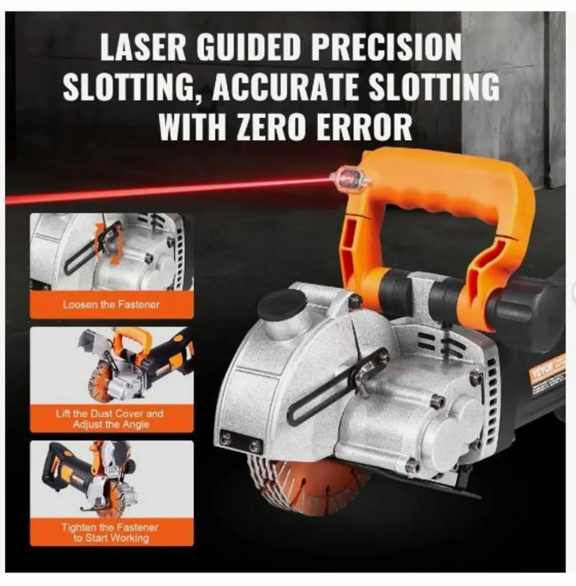 Electric Wall Chaser, Wall Groove Cutting Machine - Image 1