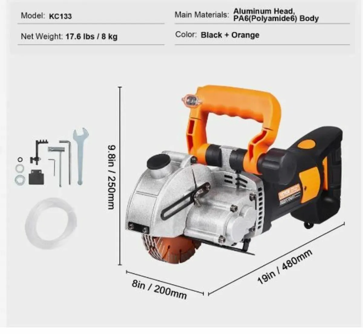 Electric Wall Chaser, Wall Groove Cutting Machine - Image 4
