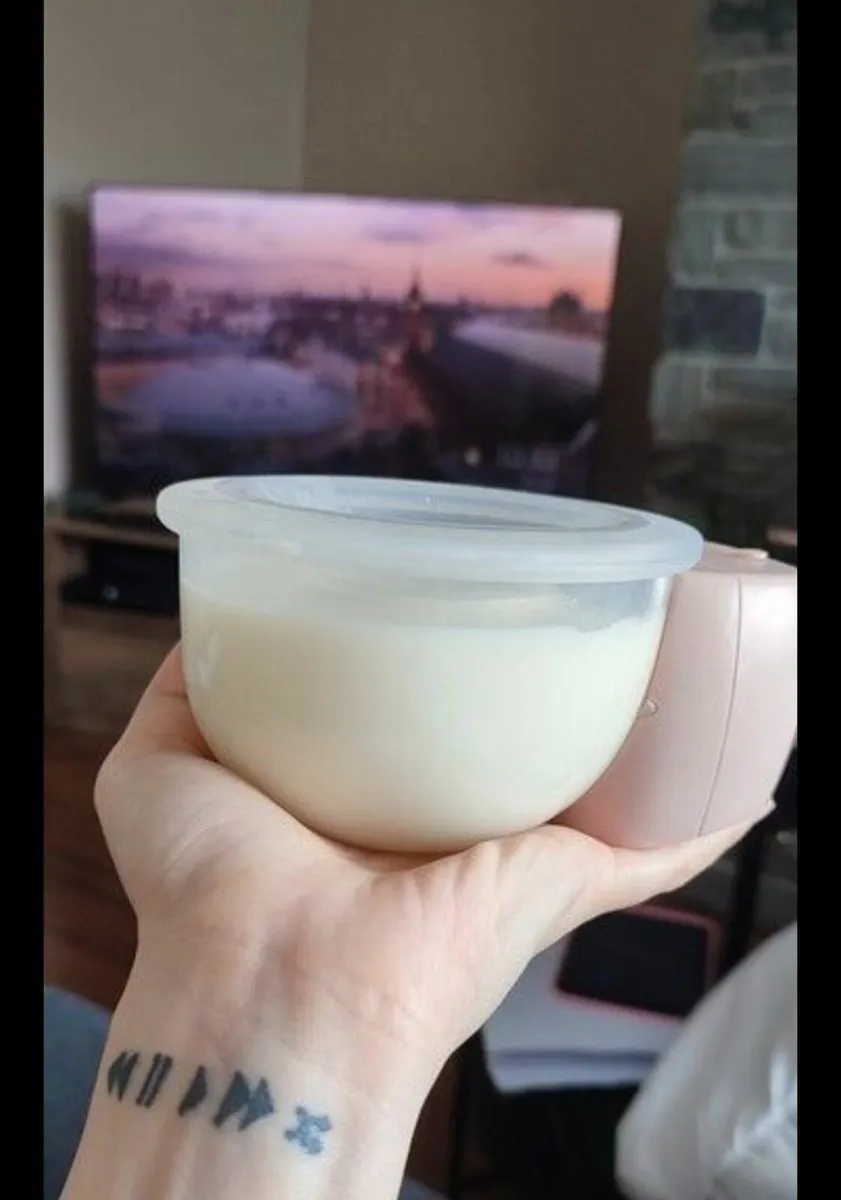 Double breast pump and storage bottles - Image 2