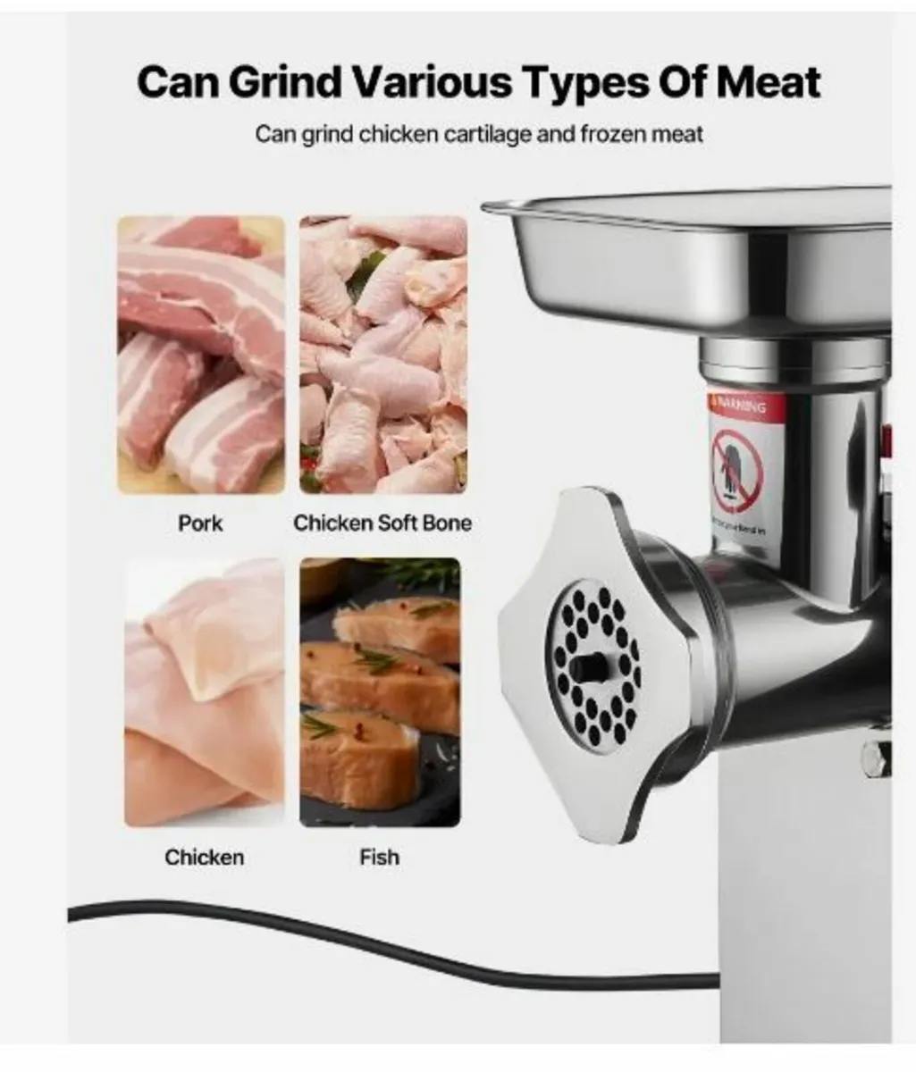 Commercial Electric Meat Grinder - Image 4