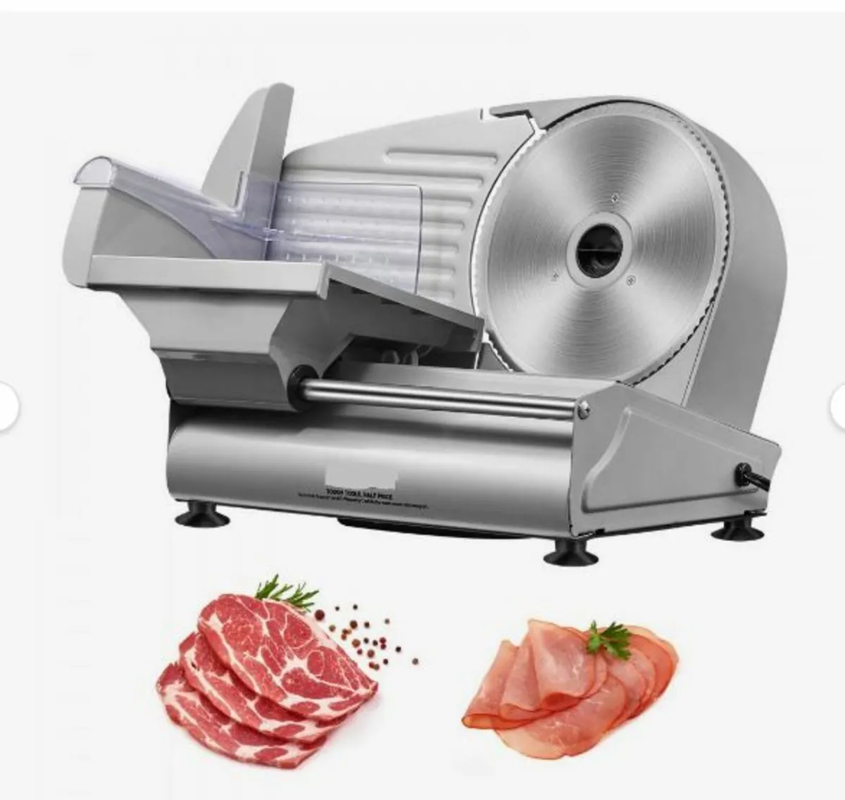 Meat Slicer, 180W Electric Deli Food - Image 1