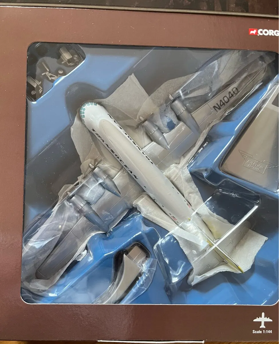 LARGE Transocean Boeing Stratocruiser Airplane - Image 2