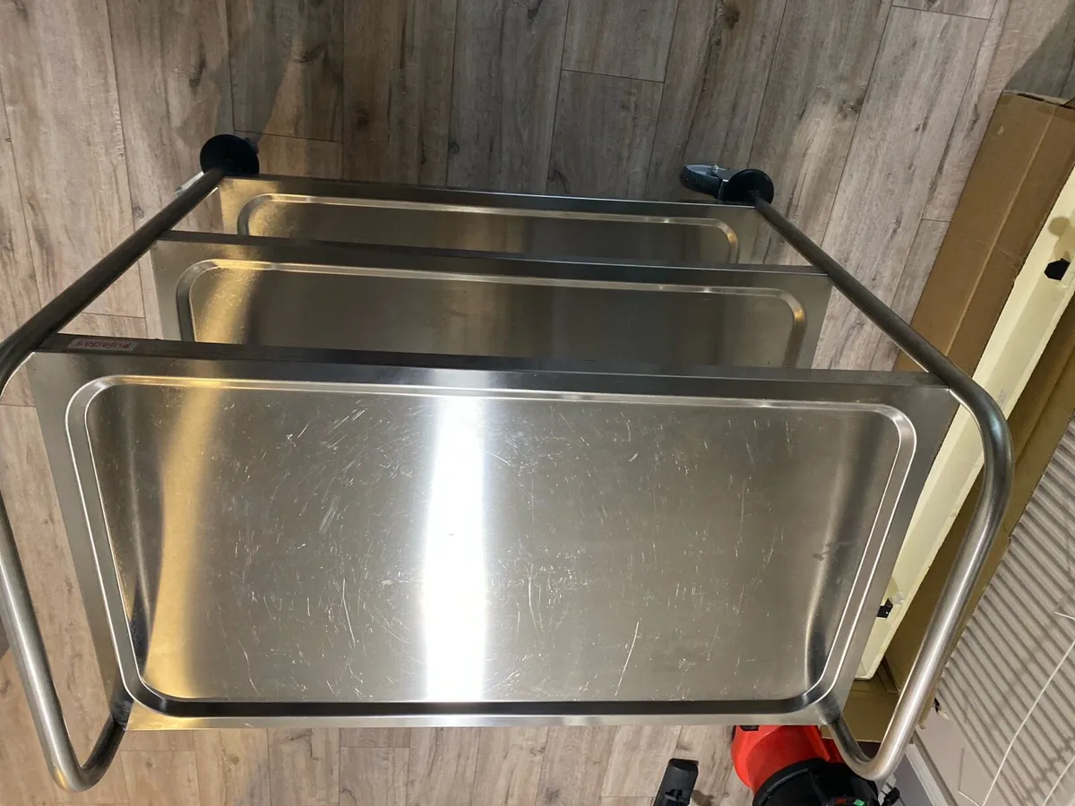 Stainless steel trolley - Image 4