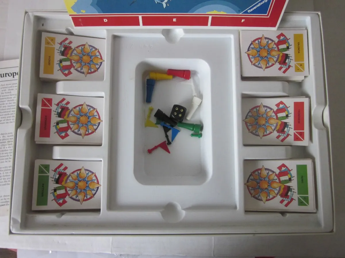 Journey Through Europe Board Game 1982 - Image 3