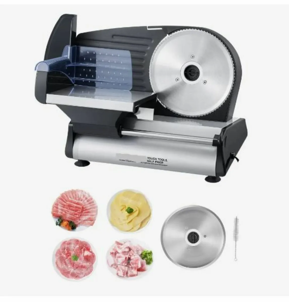 Meat Slicer, 7.5 inch Electric Deli Food Slicer - Image 1