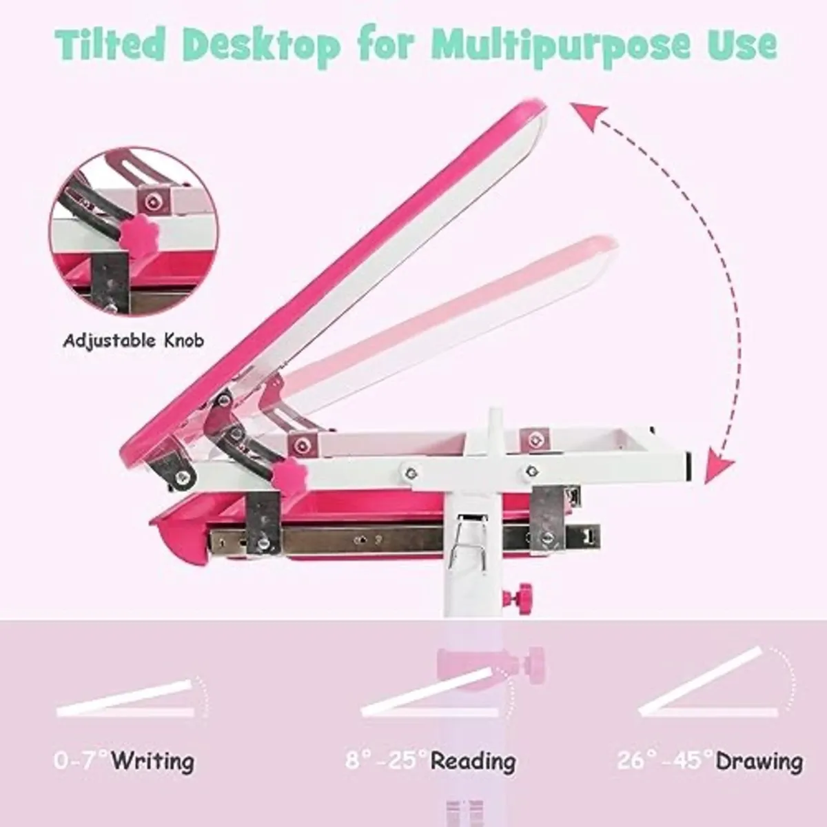 Height Adjustable Children's Desk and Chair - Image 3