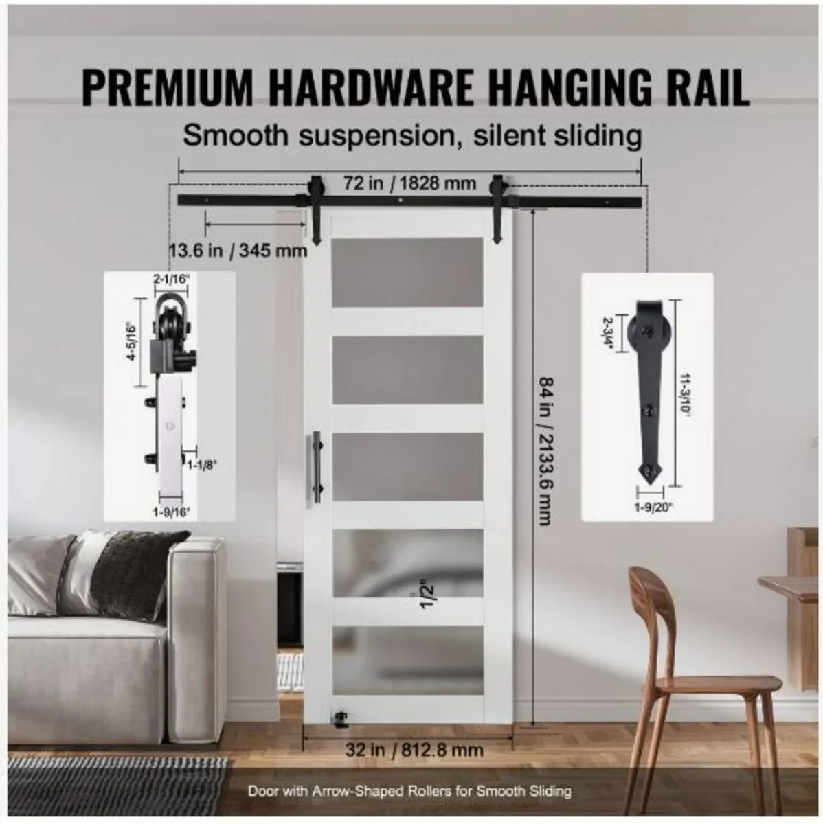 Barn Door and Hardware Kit - Image 1
