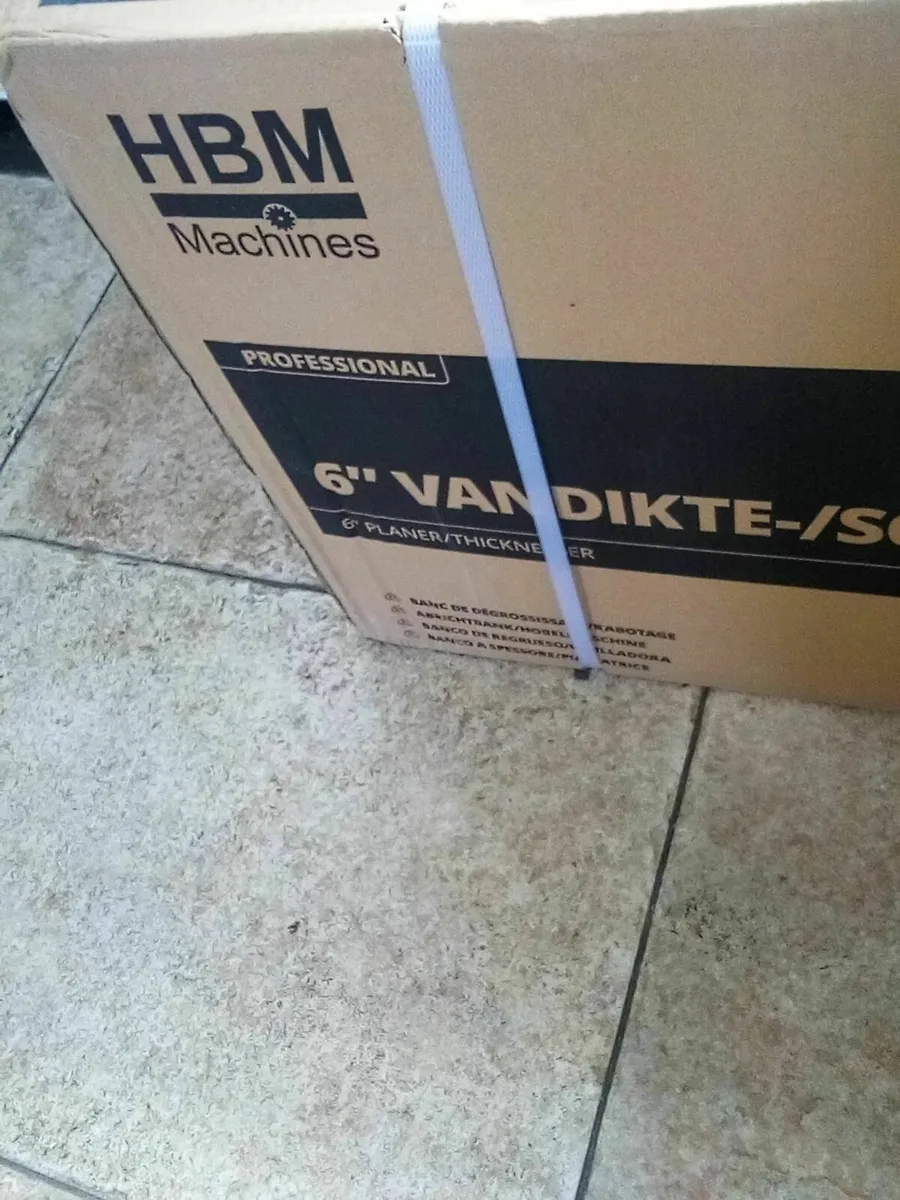 6 inch planer thicknesser, new still boxed - Image 4