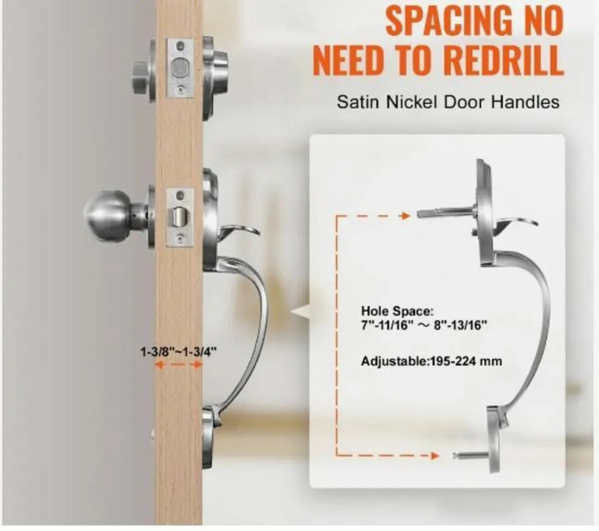 Front Door Handle and Deadbolt Set - Image 3