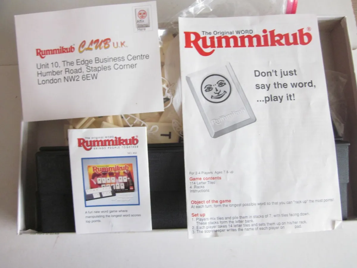 The Original Word Rummikub Board Game by Goliath - Image 3
