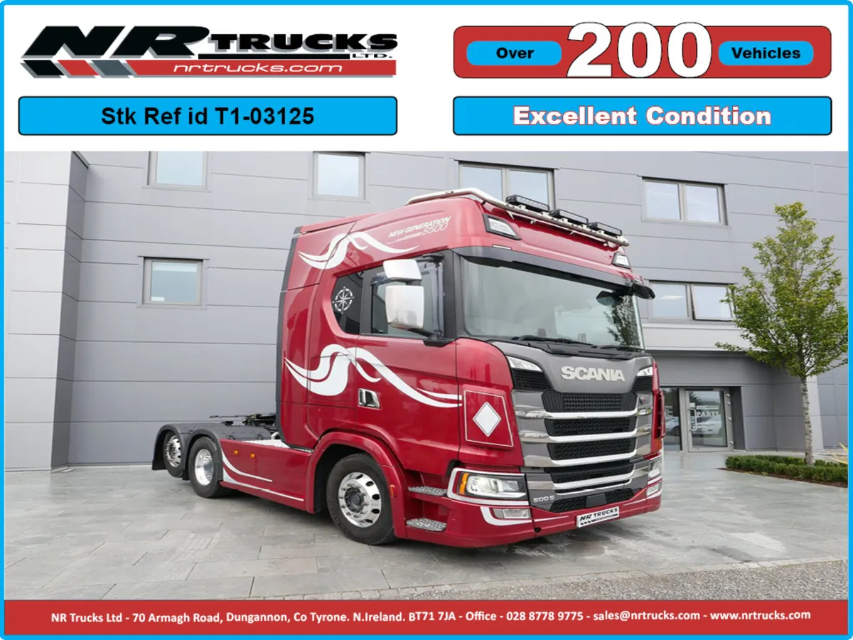 Scania 500S N/G Highline 6x2 Tag Axle Auto Gearbox - Image 1