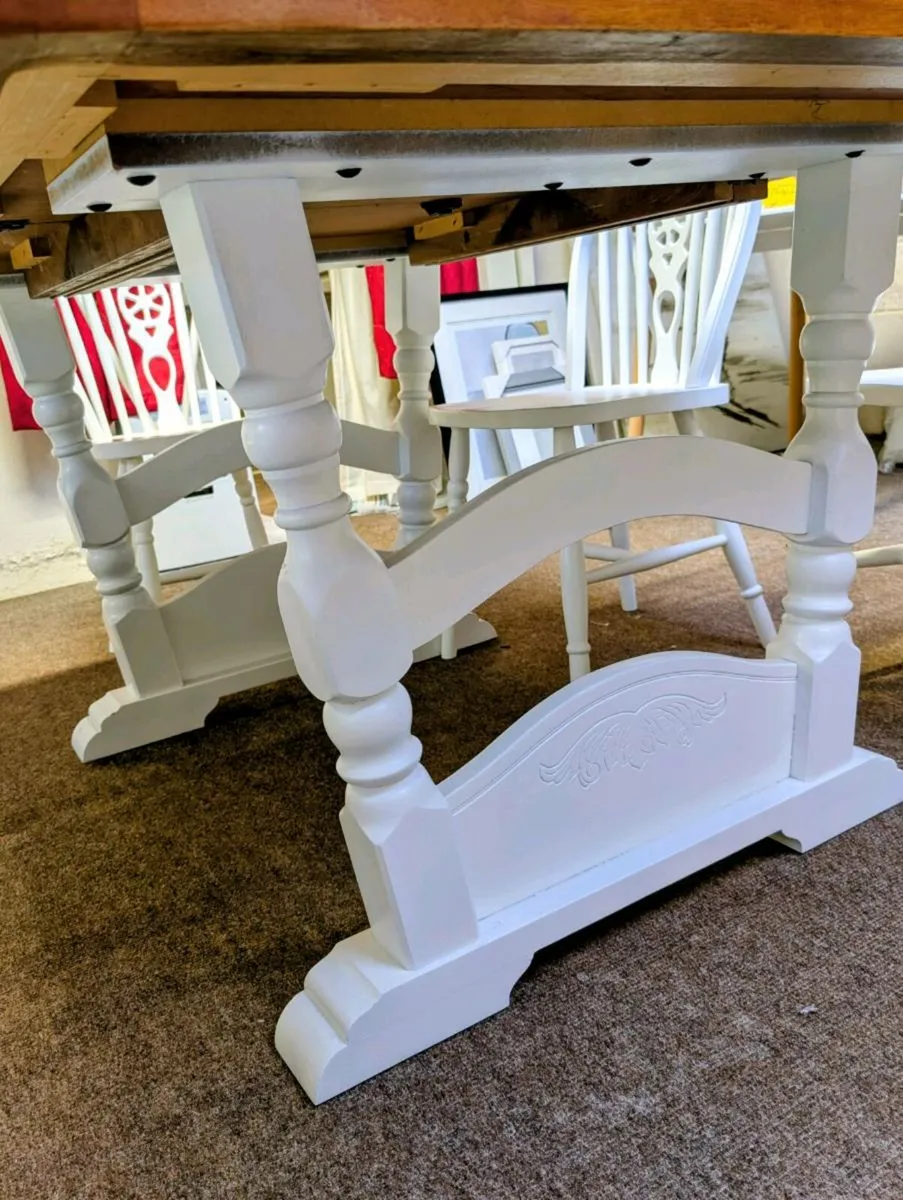 Extendable Dining Table & 6 Chairs - Image 3