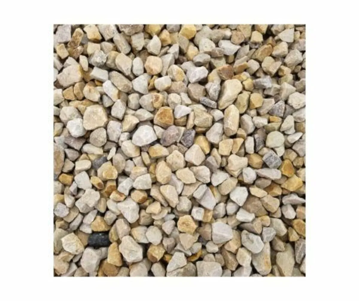 Decorative Gravel in a Bulk Bag Glenview Lite Gold - Image 2