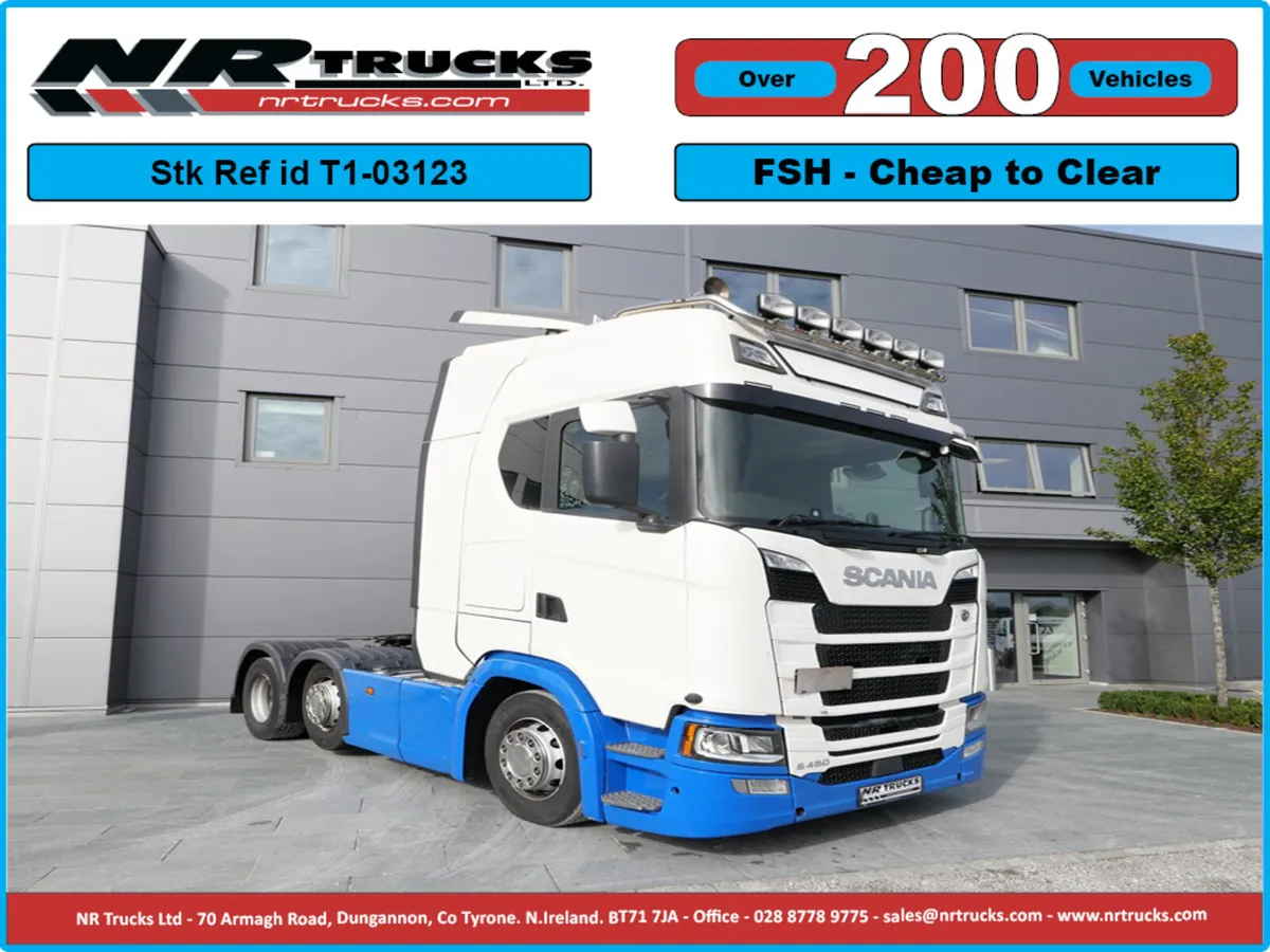 Scania S450 N/G Highline 6x2 Midlift Auto Gearbox - Image 1