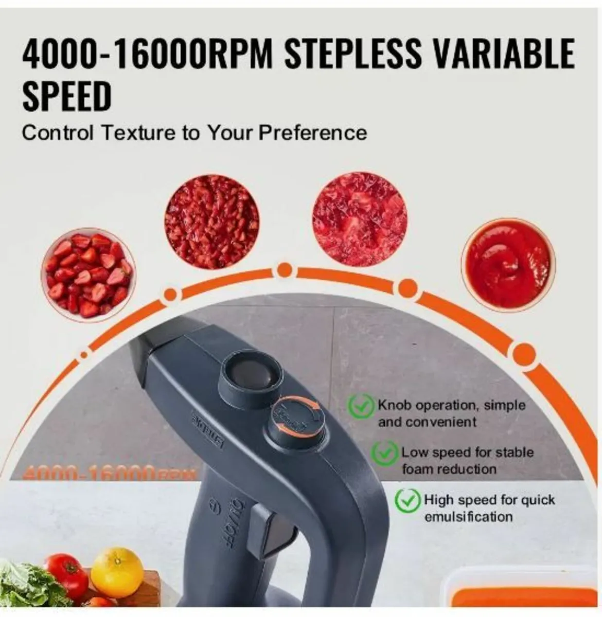 Commercial Immersion Blender, 350W - Image 2