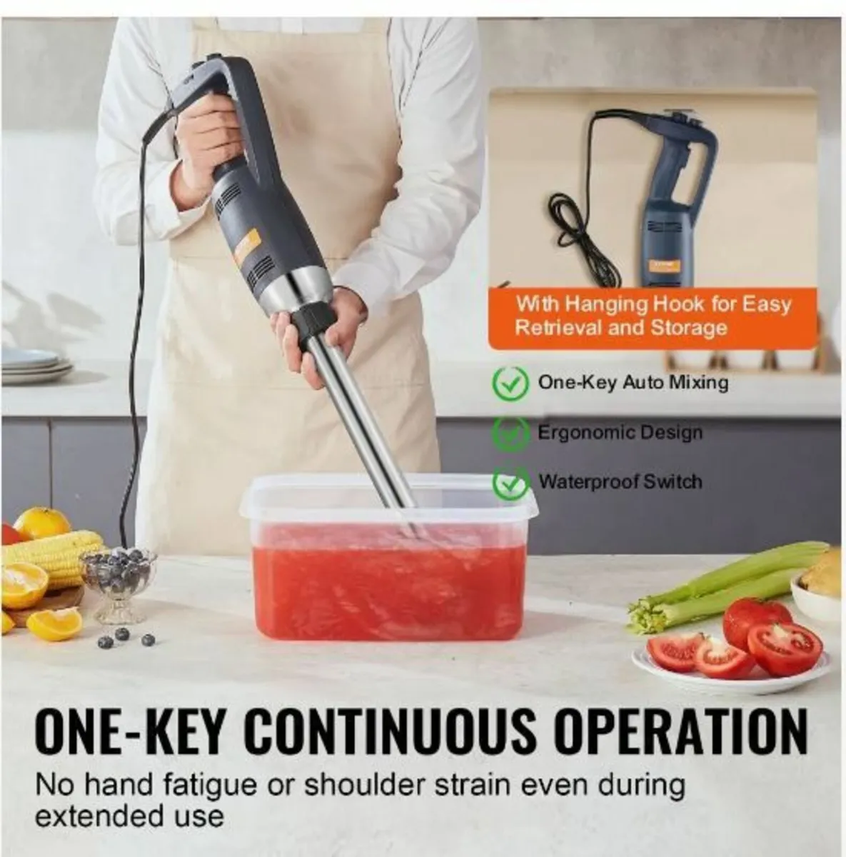 Commercial Immersion Blender, 350W - Image 3