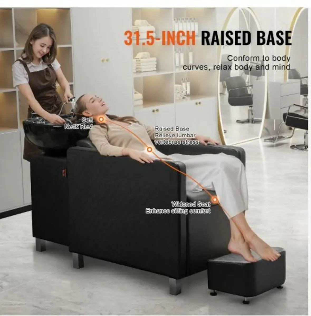 Shampoo Backwash Chair - Image 4