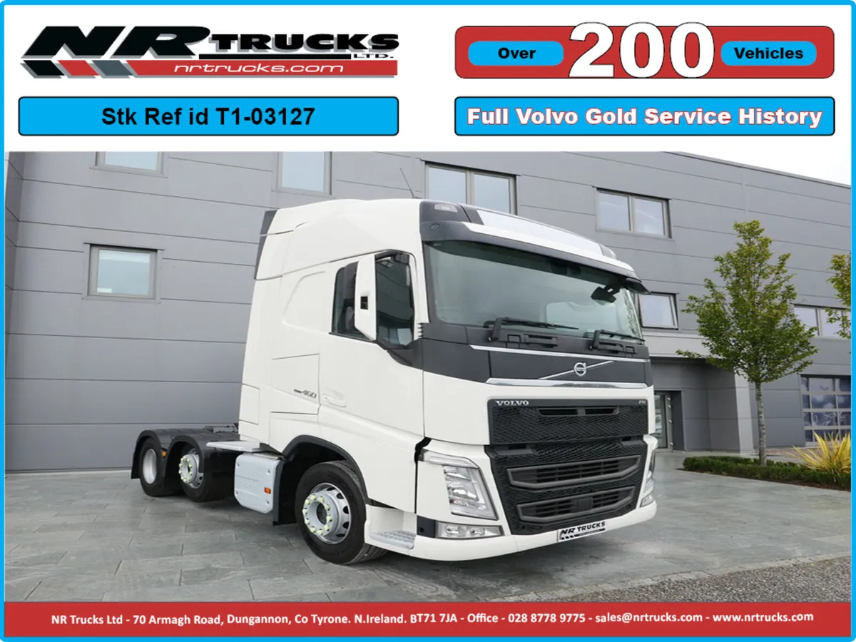 Volvo FH13 460 Globetrotter 6x2 Midlift Ishift - Image 1