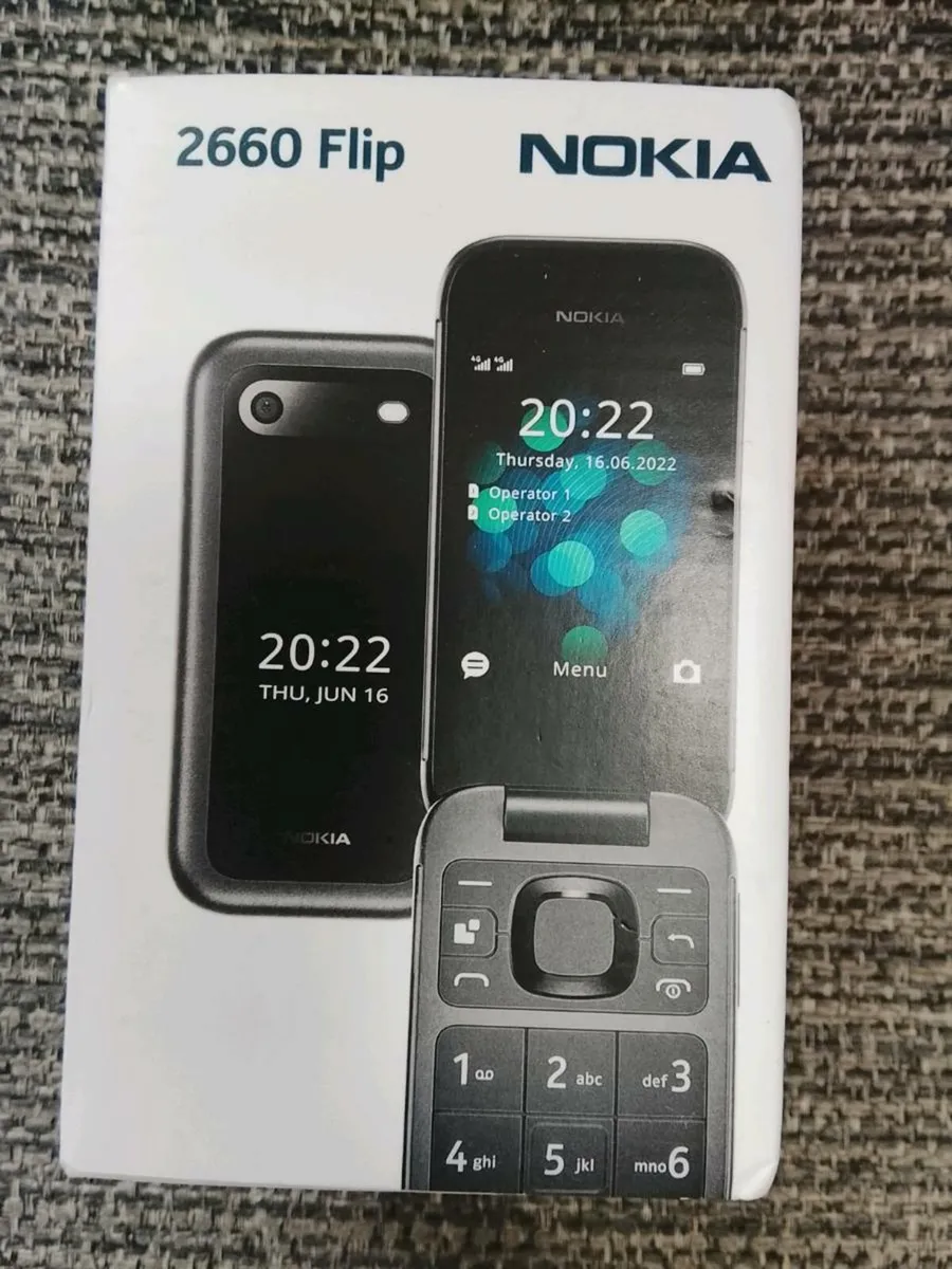 Unlocked Nokia 2660 Flip Phone - Image 1