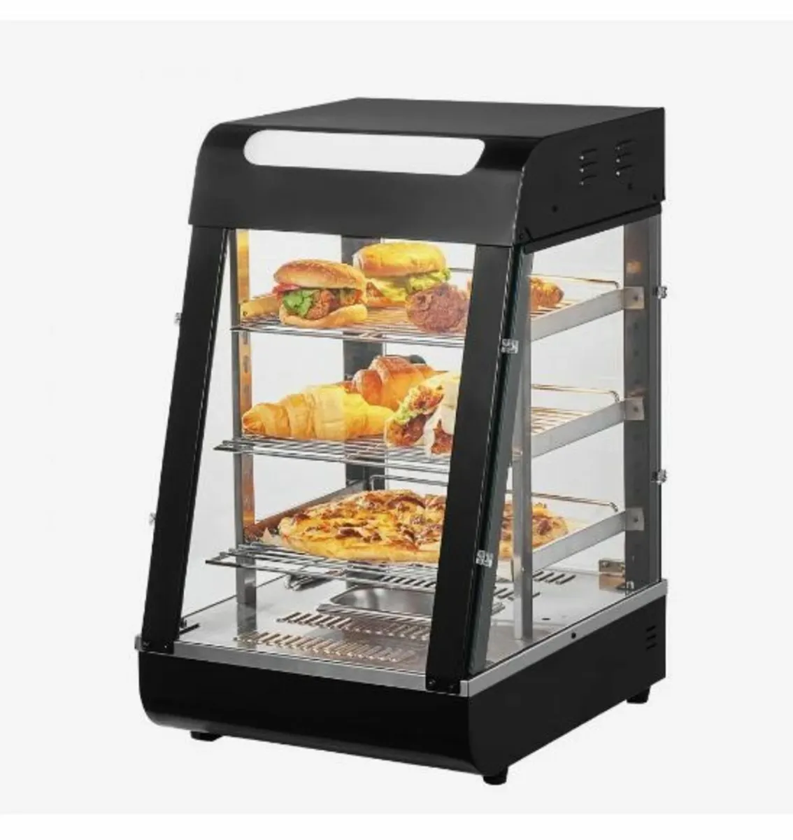 3-Tier Commercial Food Warmer Display - Image 1