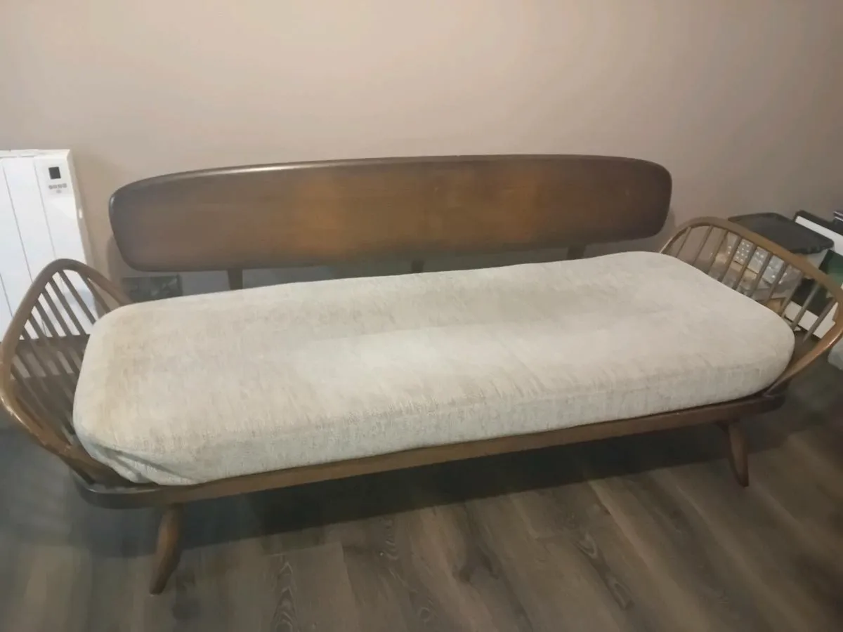 Ercol Studio Couch Lounger Vintage - Image 2