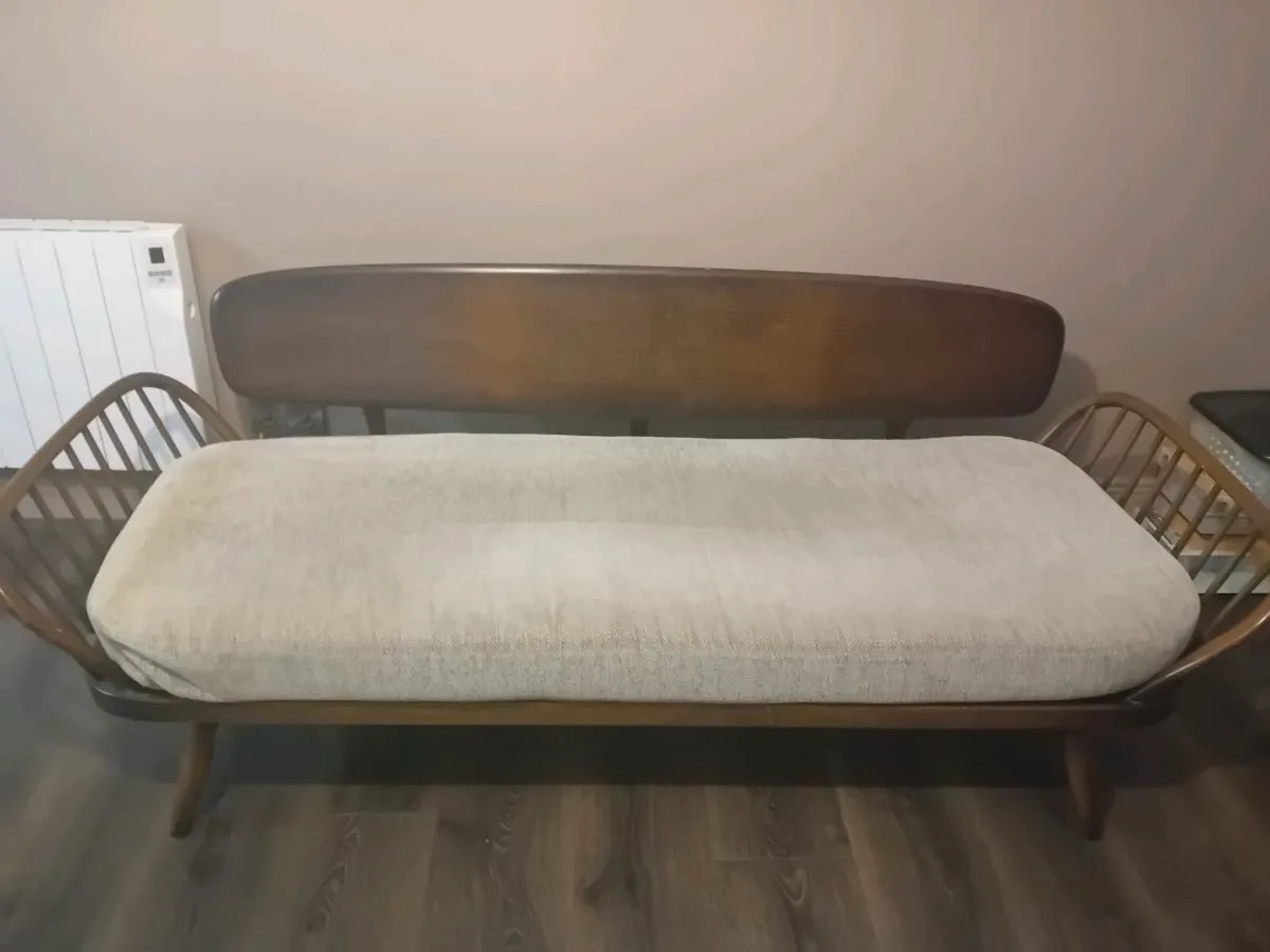 Ercol Studio Couch Lounger Vintage - Image 4