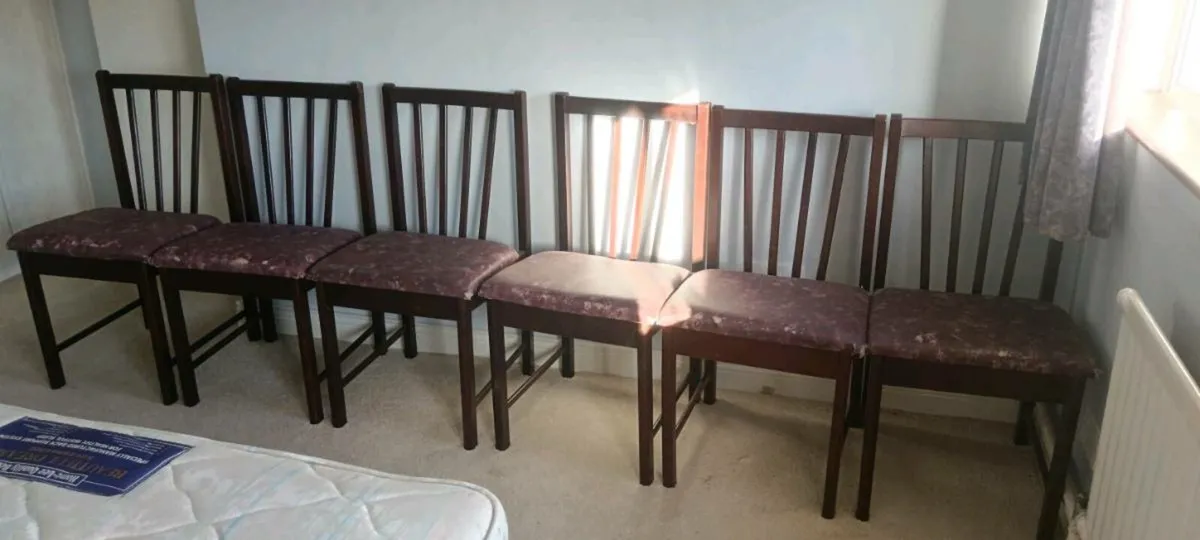 6 dining room chairs - Image 2