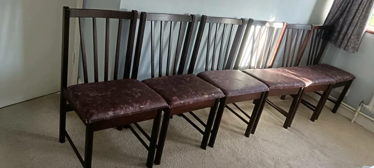 6 dining room chairs - Image 3