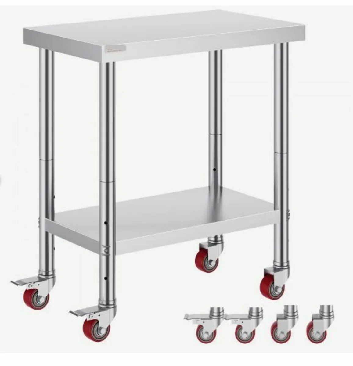 Stainless Steel Catering Work Table 30x18 Inch - Image 4