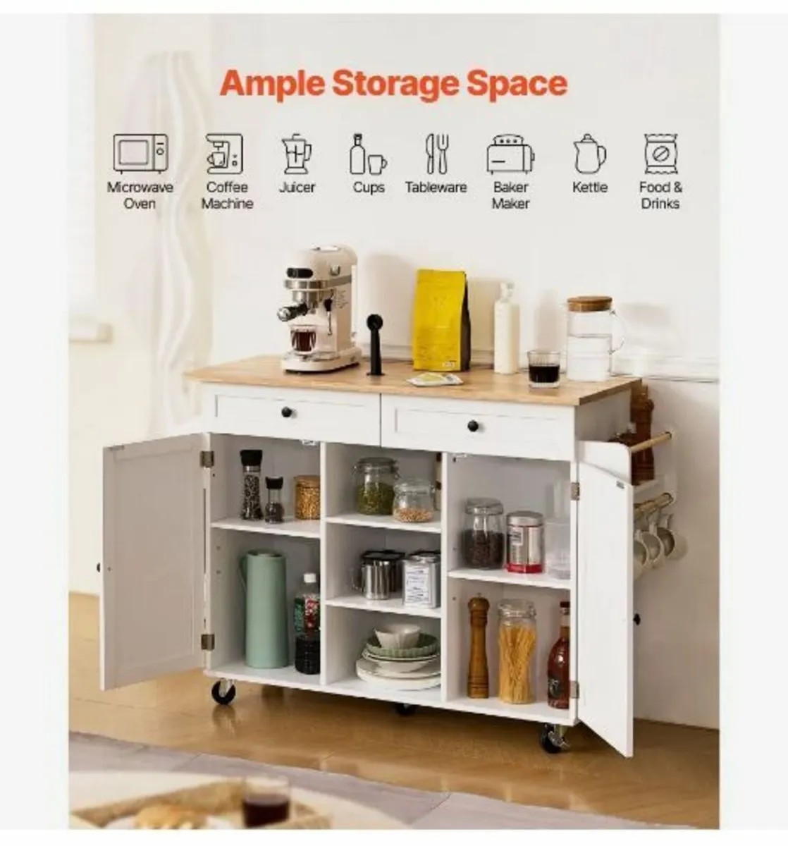 Kitchen Island Cart - Image 2