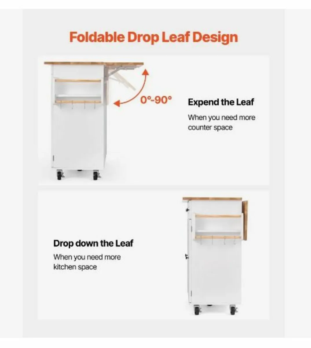Kitchen Island Cart - Image 3
