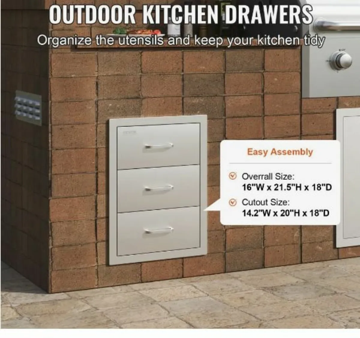 Outdoor Kitchen Drawers - Image 2