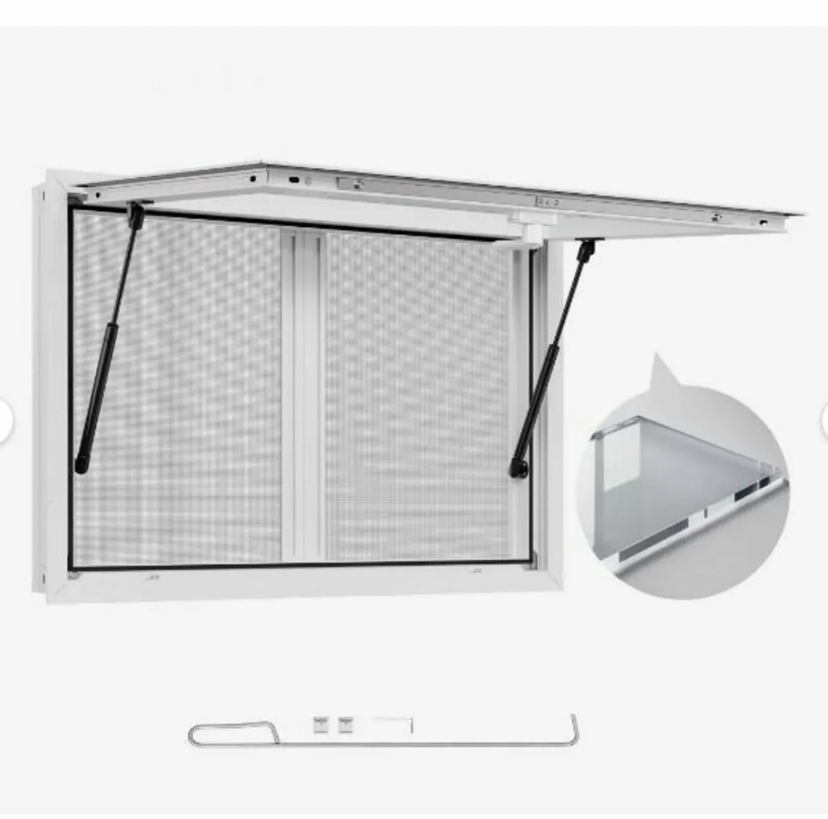 Concession Window 92x61 cm, Aluminum - Image 1