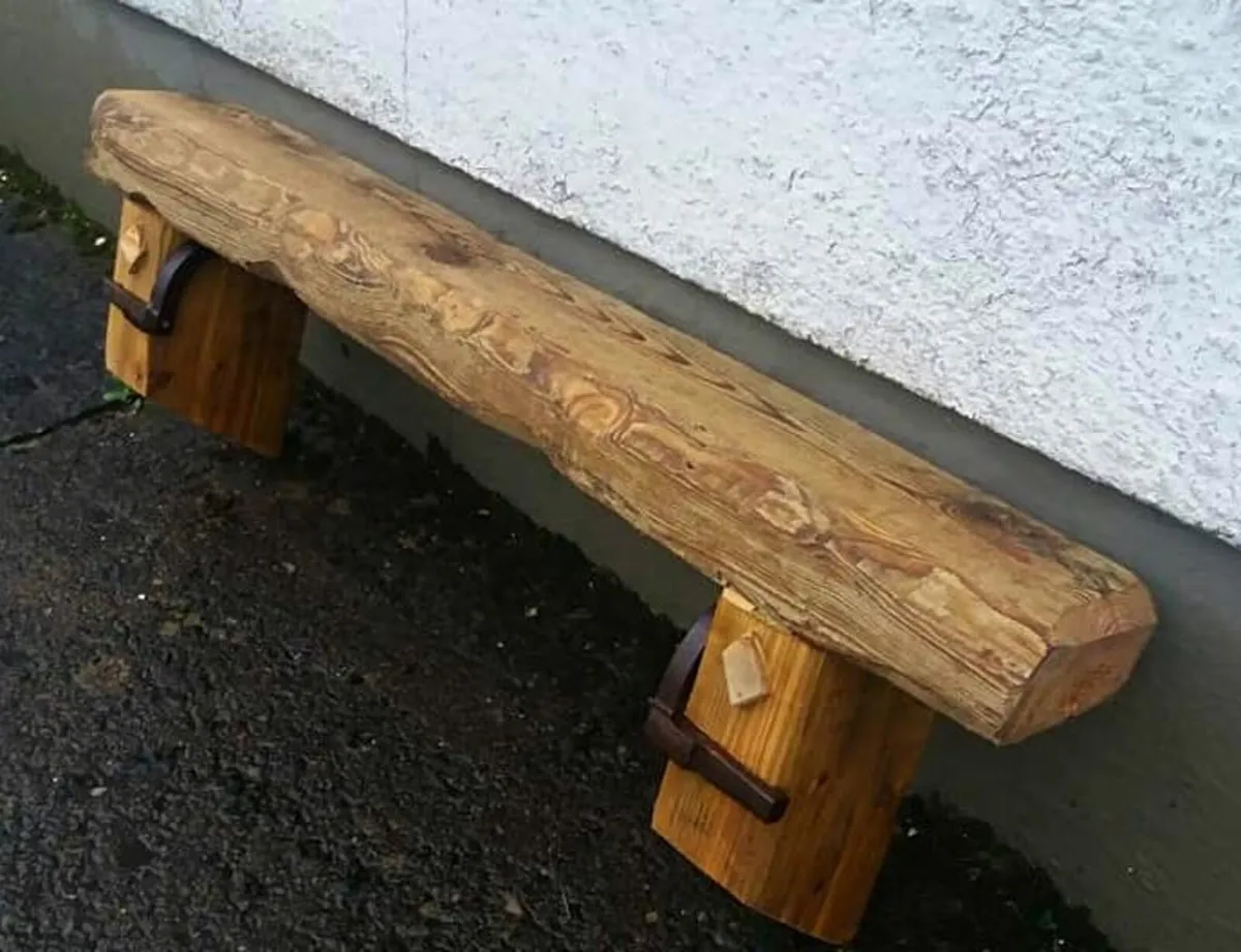 Rustic Driftwood Floating Mantel / Shelf - Image 3
