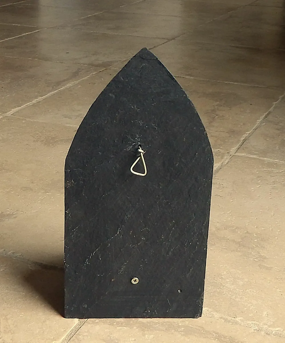 Handcrafted Slate Holy Water Font - Image 3