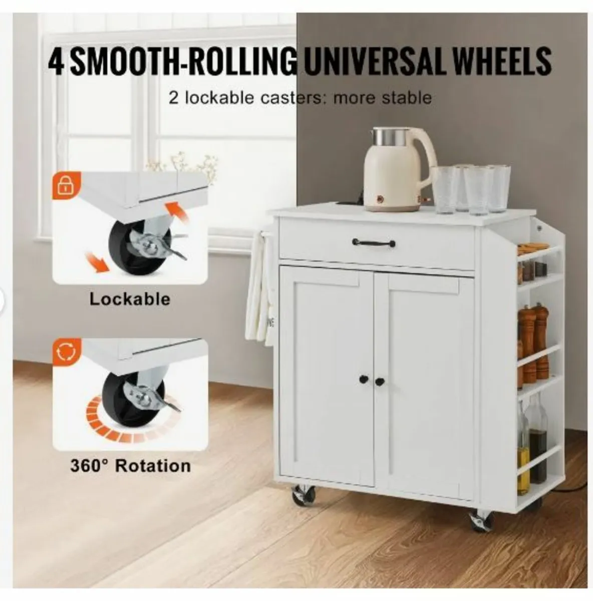 Kitchen Island Cart - Image 4
