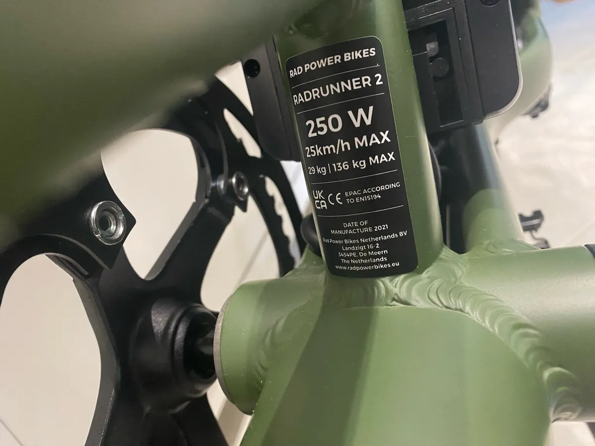 Radrunner 2 Electric Utility Bike - Image 3